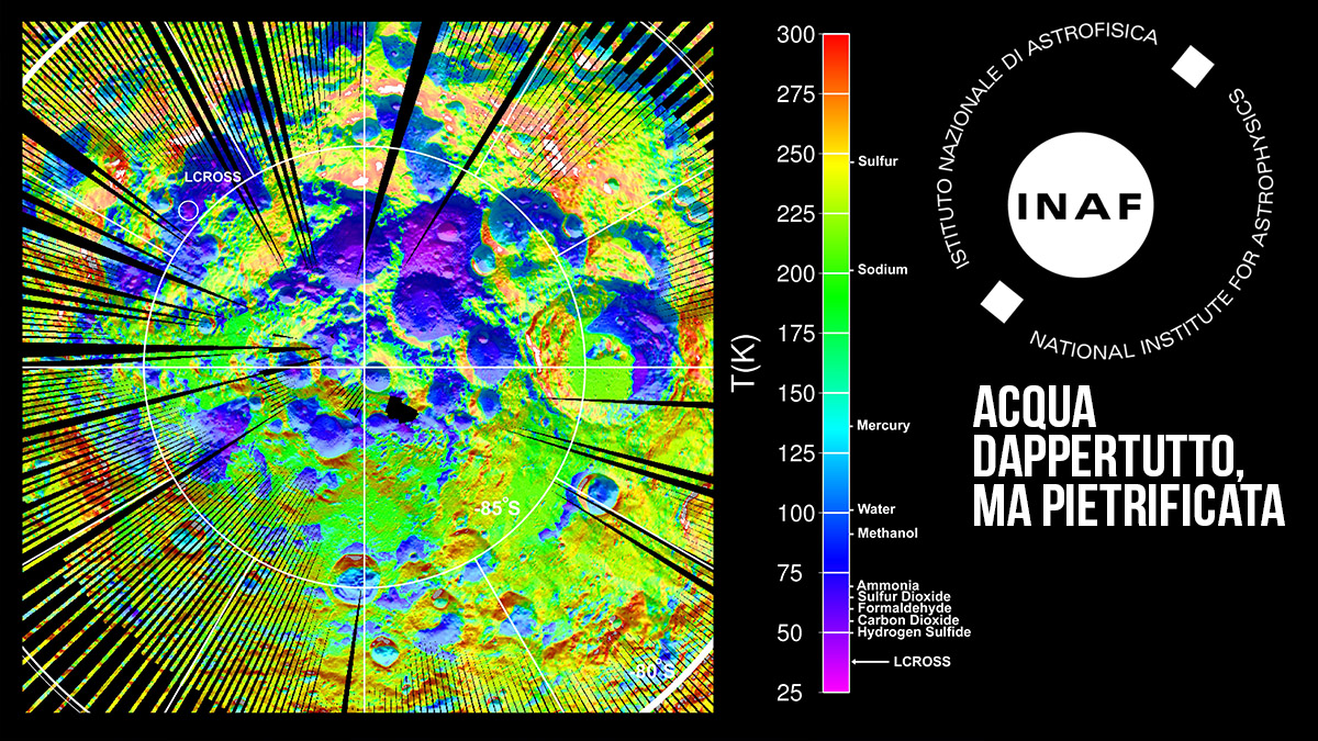 Acqua dappertutto, ma pietrificata.